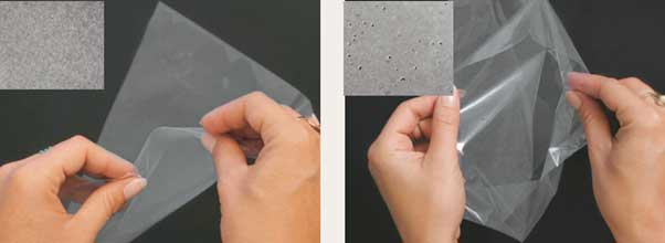 antiblocking agents stopping polymer film from sticking to itself